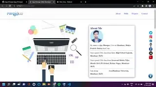 how to build our own responsive portfolio website using HTML, CSS, and JavaScript?