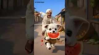 Puppy Saved a girl by a car Accident 🥺 |#cute 🐶#puppy #cartoon #love #viral