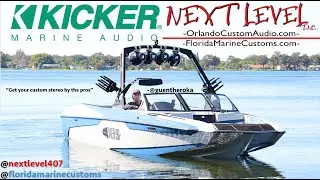 Custom Kicker Audio System for Pro Wakeboarder Guenther Oka's Axis Wake Boat