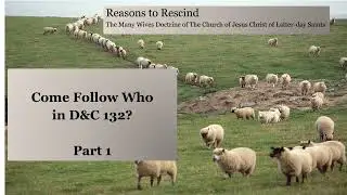 Reasons To Rescind the Plural Marriage Doctrine:  Come Follow WHO in D&C 132?