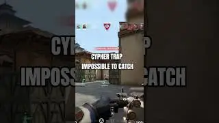 CYPHER TRAP IMPOSSIBLE TO MISS #valorant #cypher #valorantclips #valoranthighlights #valorantmoments