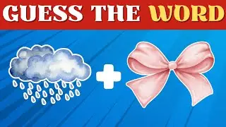 Can You Guess The WORD By Emojis? 🤔 Emoji Quiz | Quizzy Quiz