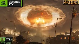 Makarov Nuclear Bomb Blast Scene In Middle East | Ultra Realistic Gameplay COD MW Remastered