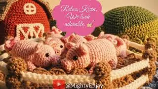 POV: My Crochet Pigs are Plotting Something..🙄
