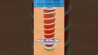 How a Simple Battery Turns Copper Wire into a Spinning Motor ⚡