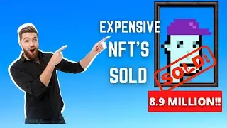 TOP 5 MOST EXPENSIVE NFTS EVER SOLD!!! (NON FUNGIBLE TOKENS) #NFTYOUTUBESHORTS#NFTARTWORK#DIGITALART