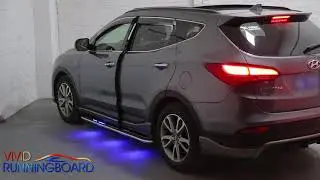 Hyundai Santa Fe 2017+ NightHawk Running Boards | Side Steps
