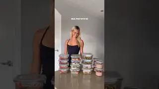 meals prepped ready for a big week of training