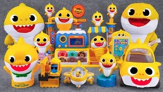 BABY SHARK Collection | Satisfying Unboxing Cute Shark Ice Cream Candy Store ASMR