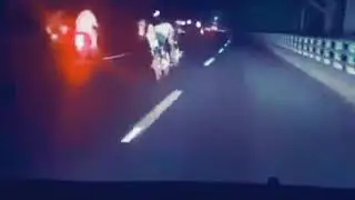 Lahore Night Racing on Bikes