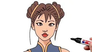 How to Draw Chun-Li From Fortnite