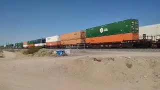EB UP Autoracks/Z Train Feat Rear DPU At Lenwood CA! #bigbossrailfanner
