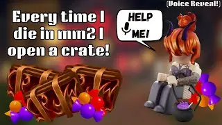 Every time I die I open a crate! || (Voice Reveal!) || #roblox #robloxchallenge #video #voicereveal