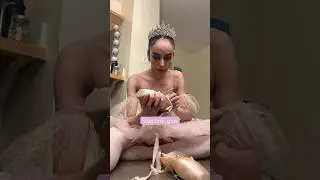 SEW YOURSELF IN #ballerina#stepbystep#tutorial#howto#ballet#contentcreator#pointeshoes#sugarplum