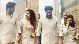 Jayam Ravi With Girlfriend Kenishaa Francis Spotted @ Tirumala
