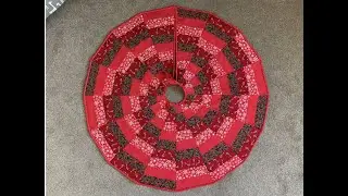 Bargello Christmas Tree Skirt