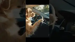 🐶 My Cute Dog Driving Tesla 🚘#shorts #tesla #DogDriver #TeslaDog #shorts #funnydog #cutedog #dog