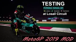 Testing PETRONAS YAMAHA SRT at Losail  | MotoGP 2019 MOD | PC Gameplay