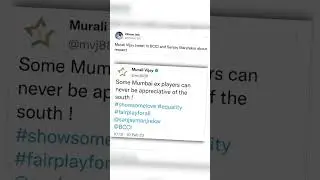 Murali Vijay tweet to BCCI and Sanjay Manjrekar about respect