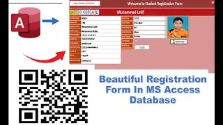 How to Create Registration Form In MS Access Database Free Template download
