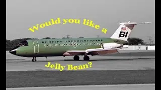 Less than 5 minute History of the AeroClassics Braniff International BAC 111-203AE in Turquoise