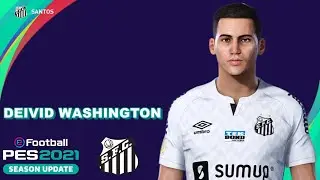 DEIVID WASHINGTON PES 2021 (SANTOS FC) EFOOTBALL COMO FAZER