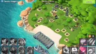 海島奇兵 Boom Beach Level 45 (39) NEW Terror Stage 4/7 Heavy, Rifleman & Zooka
