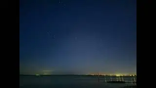 Astro time-lapse with some Meteors over Breydon Water, Norfolk Broads UK, 14th/15th August 2025