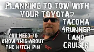 Toyota hitch pin issue solution on the Tacoma, Land Cruiser and 4Runner