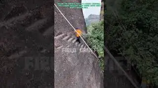 Climbing the Vertical Danxia Peaks