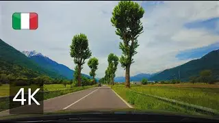 Relaxing Drive Through Northern Italy 🇮🇹 Aprica to Dubino | 4K ASMR Roadtrip