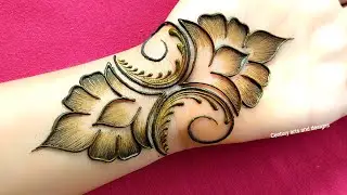 Easy stylish front hand mehndi design | Lastest arabic mehndi design | Simple mehndi design | Mehndi