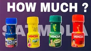 TRYING ALL FOUR TASTE OF SATMOLA , GUESS WHICH ONE IS BEST 😍🤑#asmr #satmola #foodieds