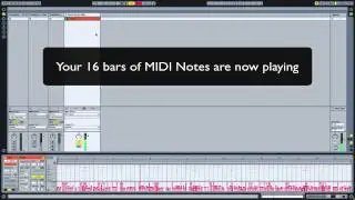 The MatriX designing MIDI Clips in Ableton Live (example00)