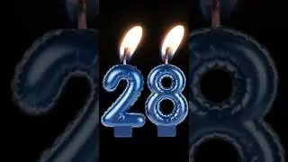 🔥 Vela de Anivers&aacute;rio - 28 anos de idade.