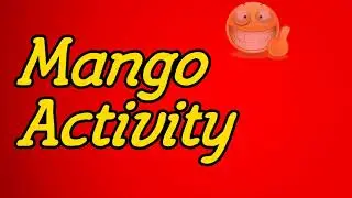 Mango activity | Summer season | kindergarten learning videos | Mango day craft | Fruits activity