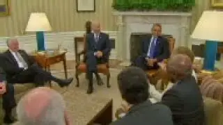 Obama meets Democratic leaders to discuss possible deal over debt ceiling