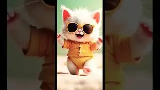 When you left your door open!#cat #caton#funny#kitten#animation#kitty#cutecatton#shorts