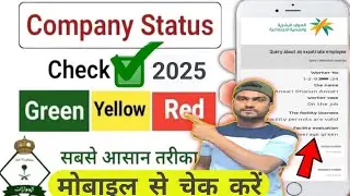 Company Status Red Green check kaise kare | How to check company status 2025.
