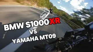 YAMAHA MT09 VS BMW S1000XR 🔥 | CHASE ON CURVES | POV & 3RD PERSON [4K]
