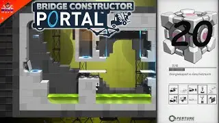 Bridge Constructor Portal 🌉 [20] ★ Energiekapsel vs Gesch&uuml;tzturm