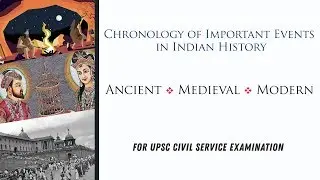 Chronology of Important Events in Indian History | UPSC Civil Services Examination