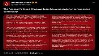 Ubisoft Apologized About Assassin's Creed...