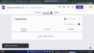 How to collect responses of 2 google forms in one single spreadsheet?