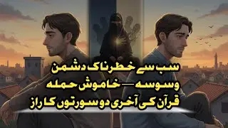 Waswasa &mdash; Sab Se Khatarnak Dushman | Quran Ki Aakhri Do Suraton Ka Raaz #ghiblistyle #ghibli 