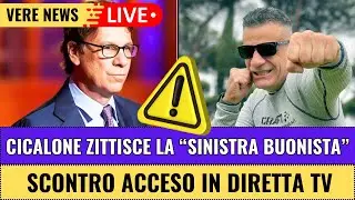 CICALONE URLA in TV alle ACCUSE 
