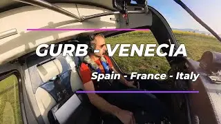 Epic Cross-Country Flight: Spain ➡️ France ➡️ Italy in a Pipistrel Virus!