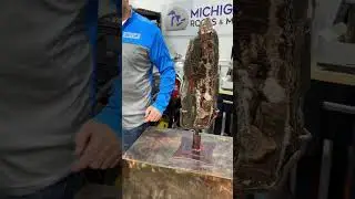 Silver Bearing Michigan Copper w/ Quartz #copper #quartz #michigan
