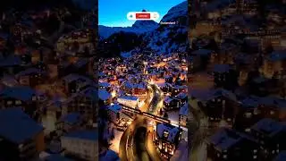 Zermatt Winter Glow: The Magic of Switzerland at Night