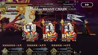 FGO Rashomon double Waver plus Hans&rsquo; crit buff Jalter brave chain